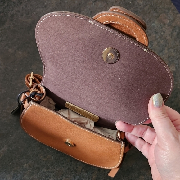 Rachel Zoe Edessi Vegan Leather Brown Crossbody & Belt Bag - Picture 11 of 11